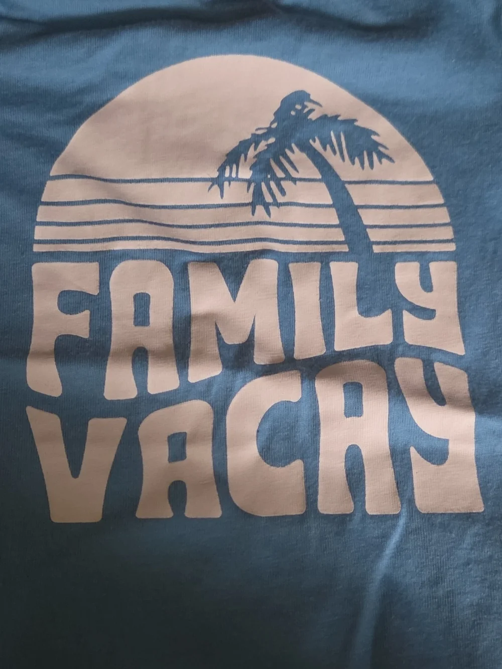 The Children's Place Blue 'Family Vacay' Graphic One-Piece Bodysuit